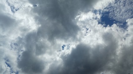 Cloud Formations On A Warm Summer Day