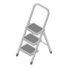Rubber ladder icon. Isometric of rubber ladder vector icon for web design isolated on white background