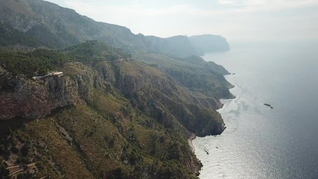 Mallorca Majorca Spain Aerial Drone Video Footage