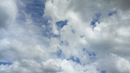 Cloud Formations On A Warm Summer Day