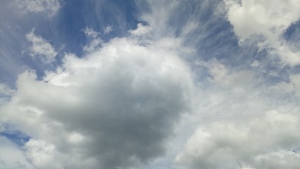 Cloud Formations On A Warm Summer Day
