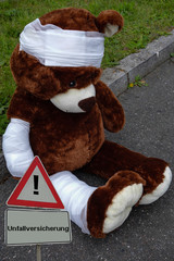 Unfallversicherung Teddybär