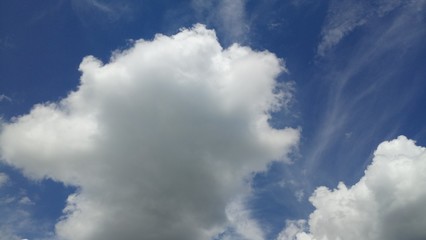Cloud Formations On A Warm Summer Day