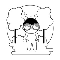 Grandfather cartoon vector design vector illustration