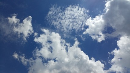 Cloud Formations On A Warm Summer Day