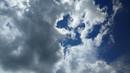 Cloud Formations On A Warm Summer Day