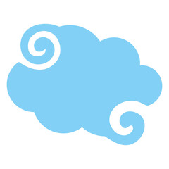 Isolated cloud vector design vector illustration