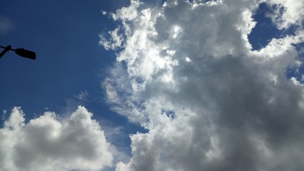 Cloud Formations On A Warm Summer Day