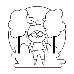 Grandmother cartoon vector design vector illustration