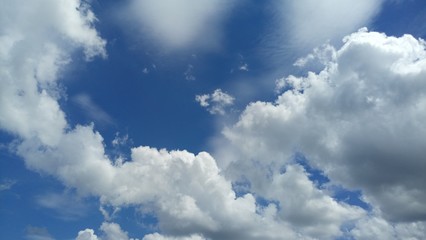 Cloud Formations On A Warm Summer Day