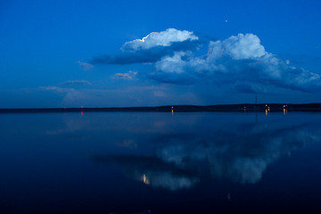 Reflection and clouds