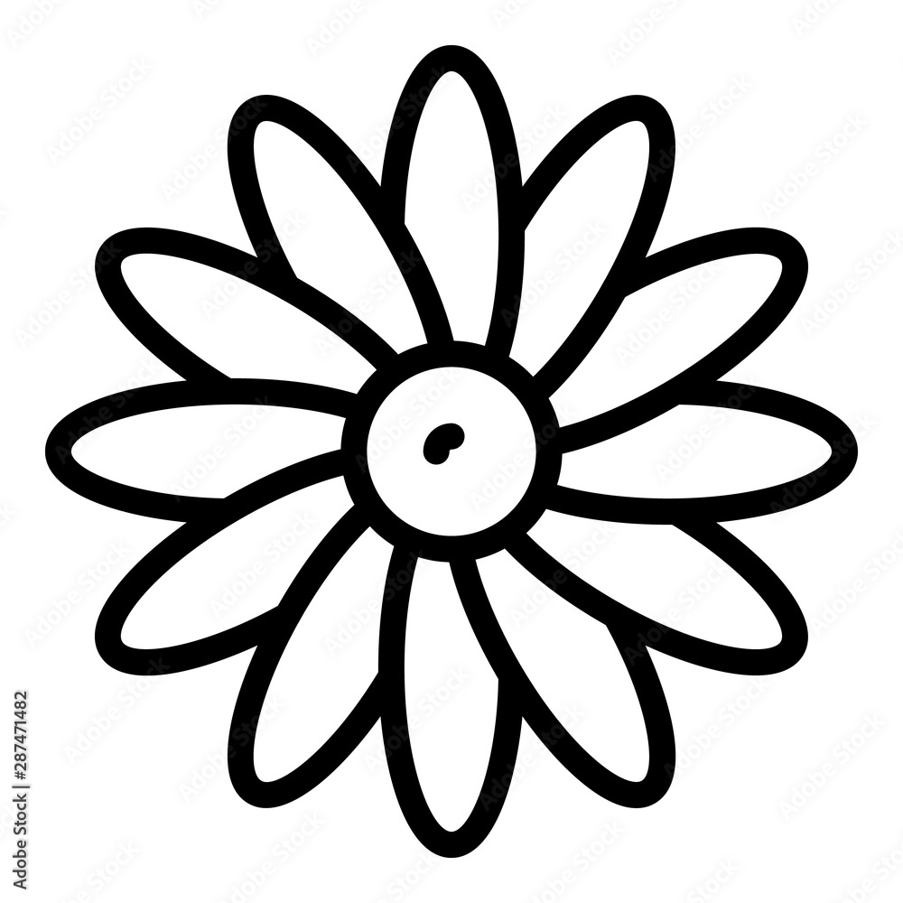 Aufkleber multi blade fan icon. outline multi blade fan vector icon for web design isolated on white backgroun