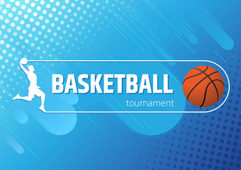 Basketball sport design abstract background.