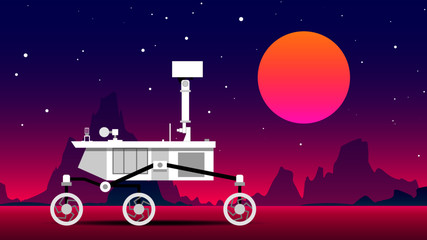 Curiosity - Mars Vehicle © Azmi