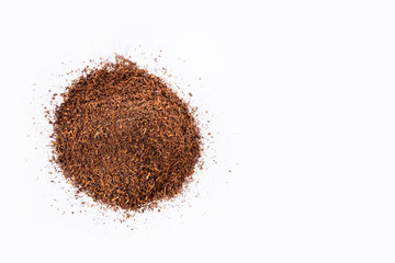 Black Tea Powder - Camellia sinensis. Text space