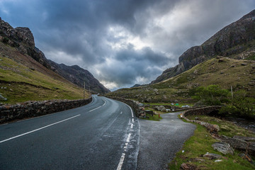 Road, Wales, UK