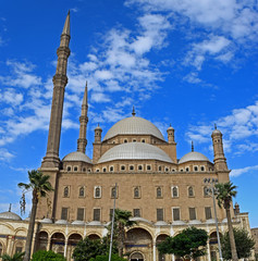 Fototapeta na wymiar historical mosque of mohamed ali basha Cairo Egypt. 