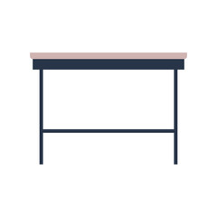 pet grooming table on white background