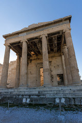 Obraz premium Temple The Erechtheion at Acropolis of Athens, Greece