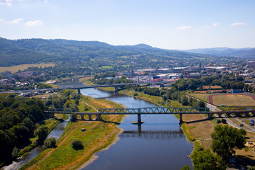 Decin is a city on the river Elbe in the Czech Republic