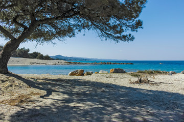 Lagoon Beach at Kassandra Peninsula, Chalkidiki, Greece