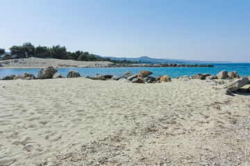 Lagoon Beach at Kassandra Peninsula, Chalkidiki, Greece