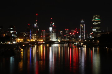 Fototapeta na wymiar London cityskape night
