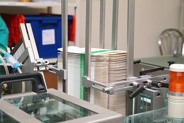 Pharmaceutical drug packaging production factory
