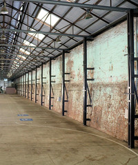 Old Disused Railway Factory Workshop