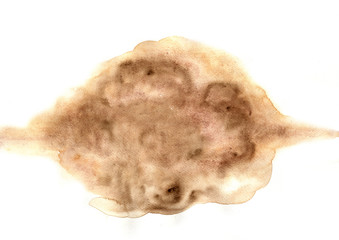 Abstract brown color smoke water background