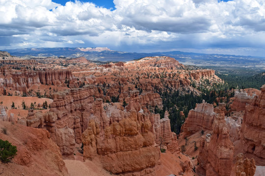 Bryce Canyon National Park, Utah from Inspiration Point overlook during the summer © FreezeFrames