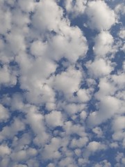 blue sky with clouds