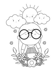 Grandmother cartoon vector design vector illustration