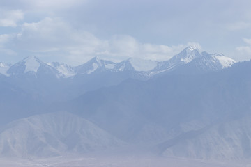 Landscape of Himalayas muontain in Leh - Ladakh northern of India