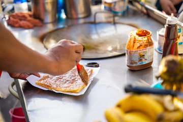 Roti street food at Khao san road