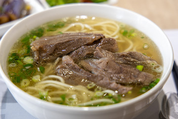 Famous chinese food - Beef noodle soup