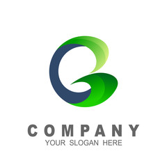 Fototapeta premium G logo, Logo vector graphic element green possible font / symbol / alphabet / letter g / natural and medical logo vector