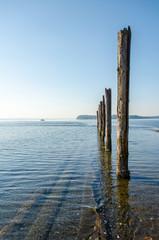 Remnants of a pier