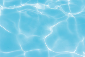 water in swimming pool rippled water detail