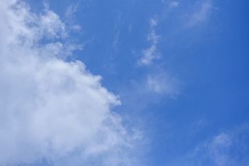 White cloudy with blue sky background, blue sky with cloud, blue sky background, sky clouds background