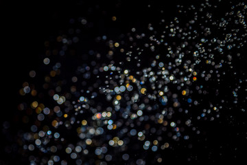 Colorful Bokeh on black