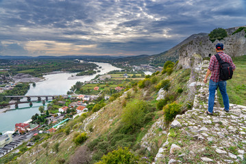 The Ancient Rozafa Castle in Shkoder Albania