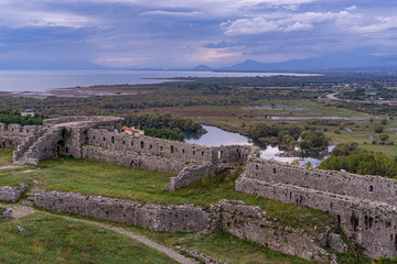 The Ancient Rozafa Castle in Shkoder Albania