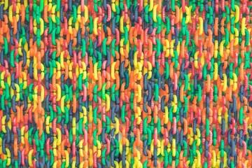 Colorful plastic chain