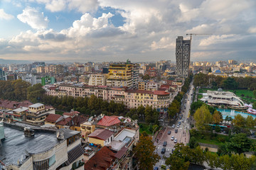 Obraz premium The Colorful Capital City of Albania, Tirana