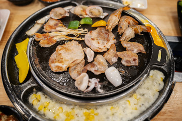 grilled pork barbecue