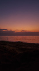 sunset on beach