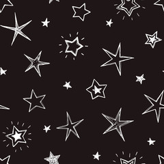 stars seamless pattern