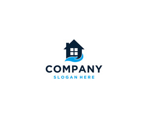 Fototapeta premium Home care logo design template
