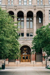 Fototapeta na wymiar City Hall architecture in Salt Lake City, Utah